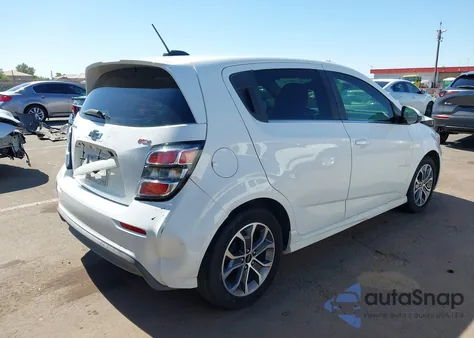 2019 Chevrolet Sonic Lt Auto из США, поврежденный, VIN 1G1JD6SB5K4132461